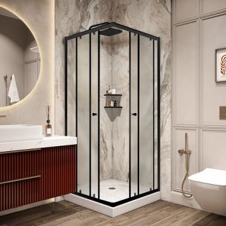 Душевой уголок с поддоном PARLY ZFQ81B (80х80х193)